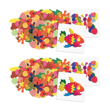 Roylco Paper Popz, Paper Shapes, 3000PK 15648